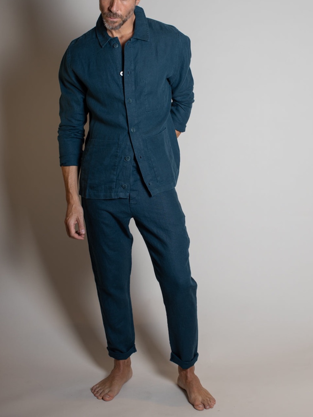 Alex Crane • Cham Linen Pants Dusk